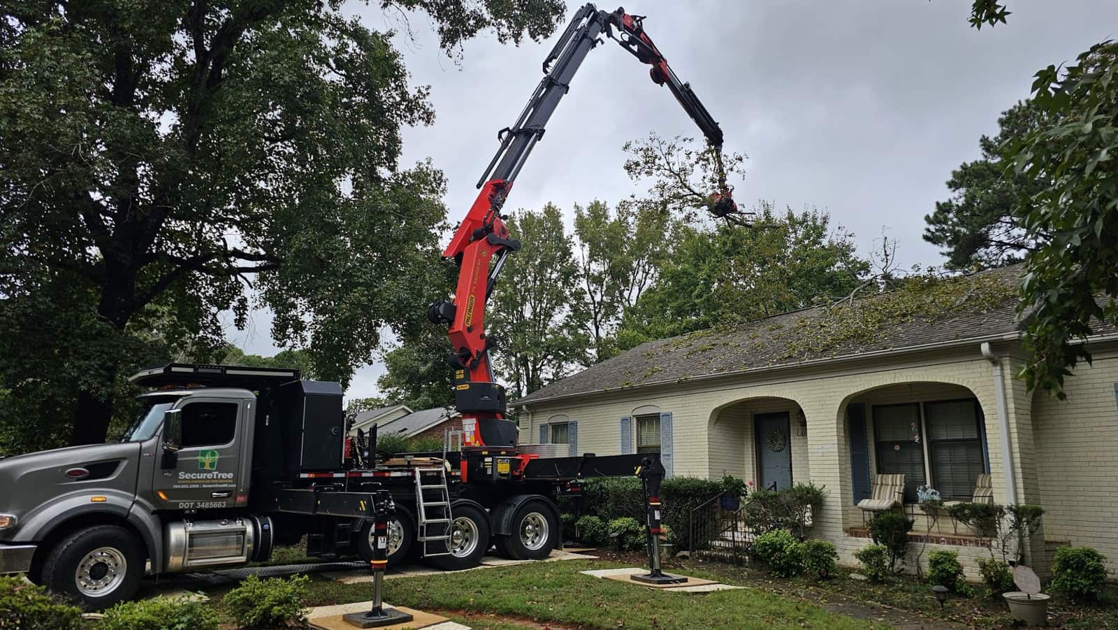 SecureTree Services crew — family-owned Charlotte tree care